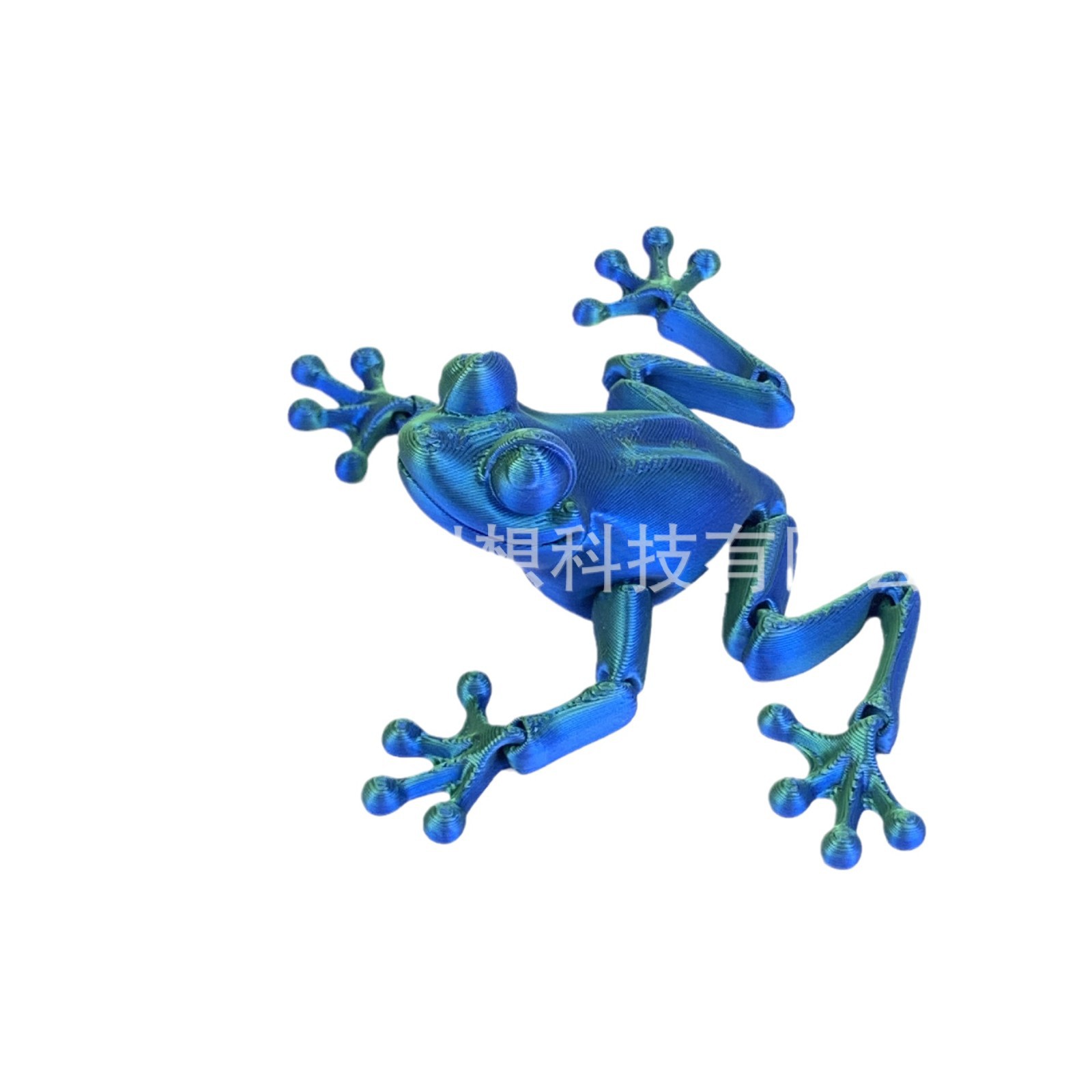 Juguetes de impresión 3D articulaciones de rana móviles adornos creativos para niños acuarios modelo de decoración de impresión 3D