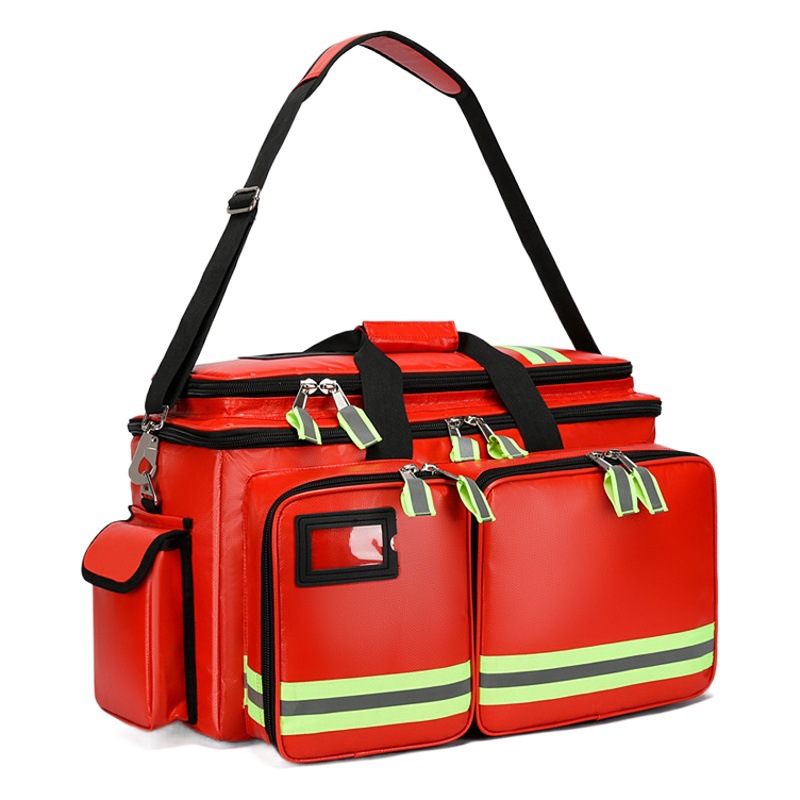 Bolida - Mochila para cilindro de oxígeno de gran capacidad, 2L/3L, bolsa para ECG, bolsa para DEA, bolsa para control de salud y enfermedades