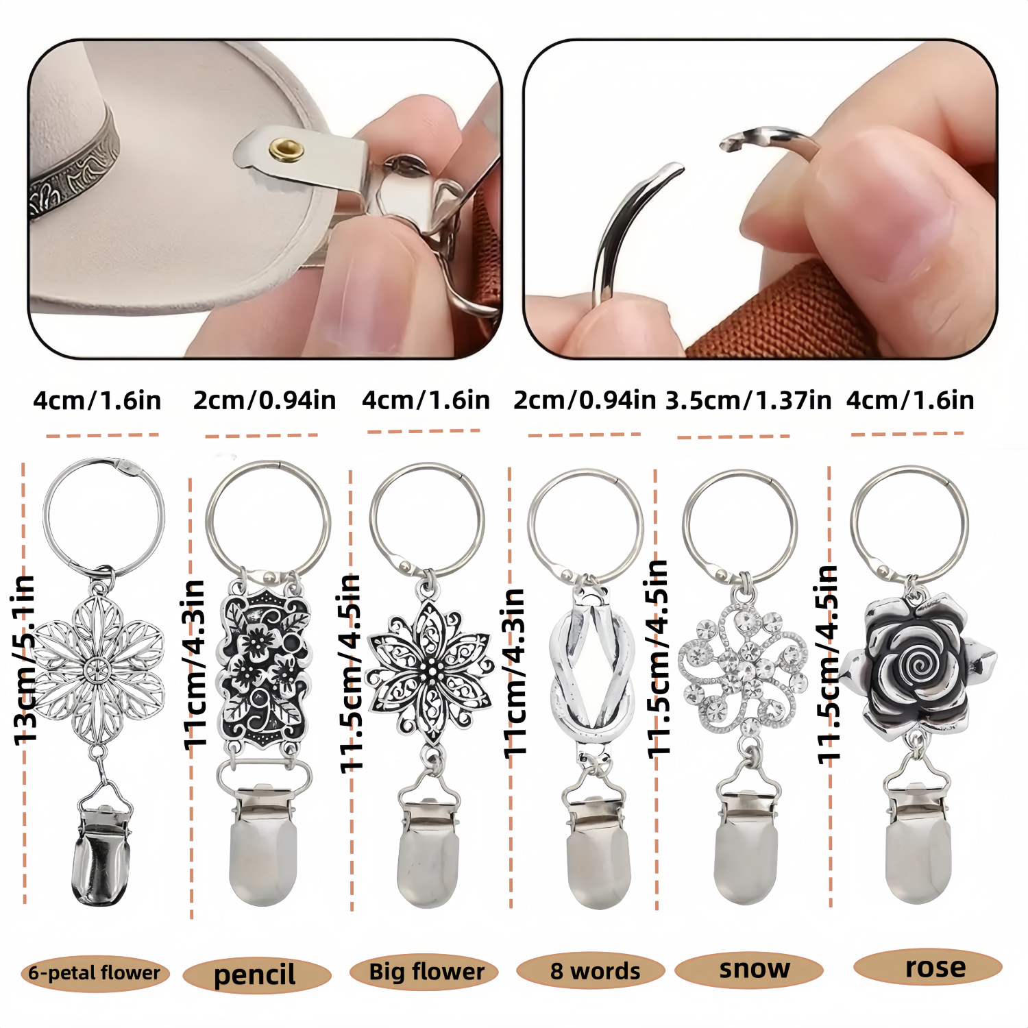 New travel hand-woven hat clip outdoor backpack luggage storage clip woven multi-purpose straw hat clip hat accessories