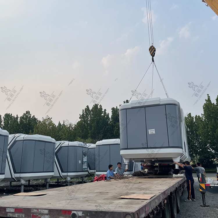 Cabina de Apple móvil B & B Hotel estación guardia cabina propiedad vidrio oficina de ventas