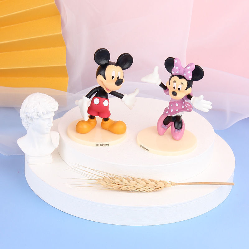 ミッキーマウスハウスミニーミッキーフィギュアドナルドダック漫画人形フルセット装飾品おもちゃ人形子供のギフト|undefined