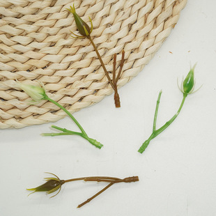 Plastic artificial grass flower bouquet embellished with two-pronged flower small with flower landscaping water grass fake grass wheat grass leaf plant wholesale