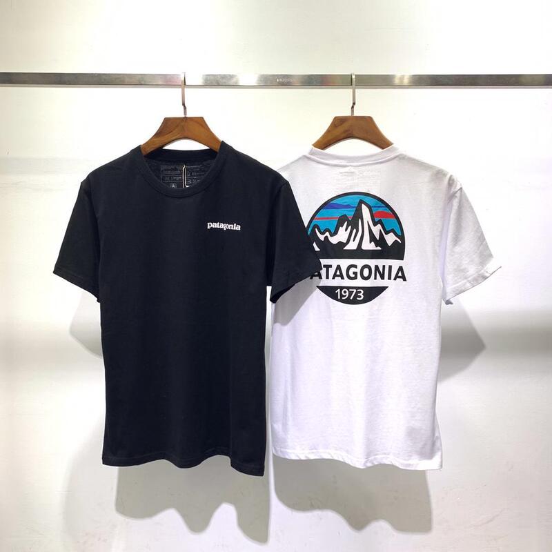 Japan Limited PATA Patagonia Snow Mountain 1973 Ins Explosions Short-sleeved T-shirt Cross-border Sourcing