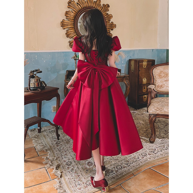 Princess on the Run Toasting Dress Bride Petite Red French Evening Dress Engagement Wedding Evening Dress Mid-Length Princess on the Run Toasting Dress Bride Petite Red French Evening Dress Engagement Wedding Evening Dress Mid-Length