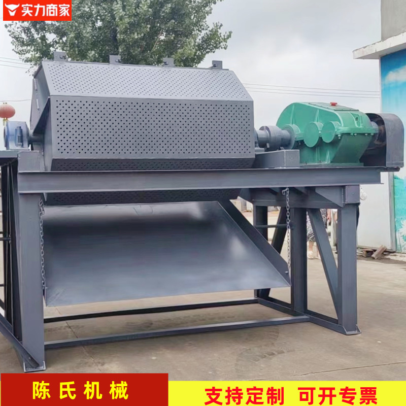 石头磨边倒角滚筒抛光机 铁栓钢筋去油除锈机 毛竹滚筒打磨机