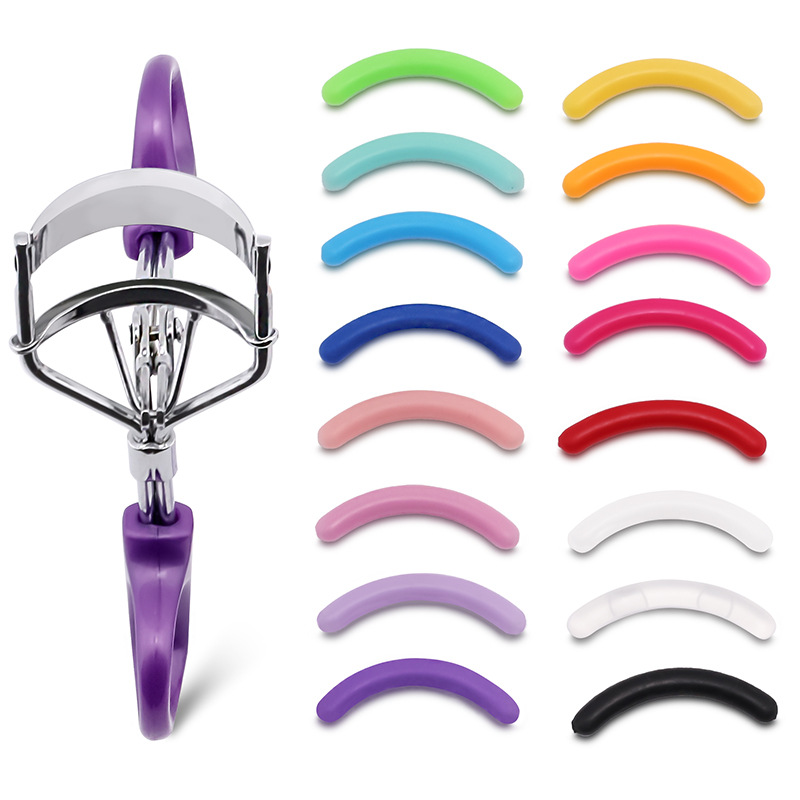 Manufacturer's In-Stock Eyelash Curler Rubber Pads Wholesale Universal Silicone Replacement Pads Original Compatible Eyelash Curler Soft Rubber Strips