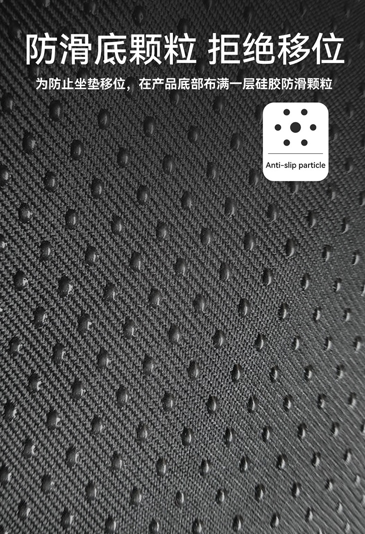 2025 New Perforated Full Leather Memory Foam Buttocks Cushion Four-Season Universal Car Seat Cushion