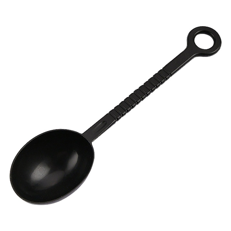 Plastic coffee measuring bean spoon short handle milk tea shop fruit powder spoon pearl milk tea special Creamer quantitative spoon 10g/spoon