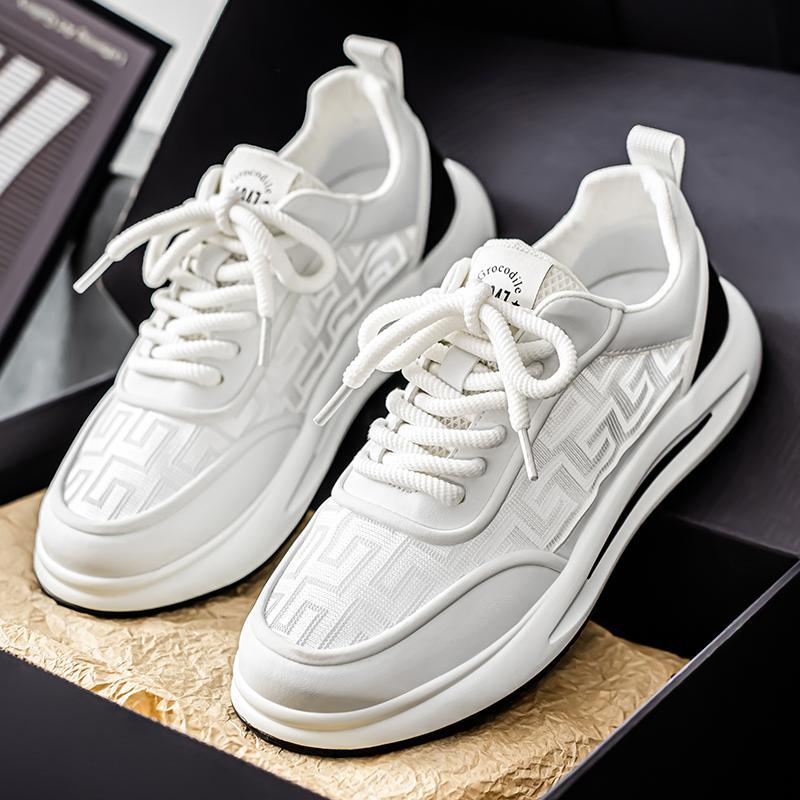 Douyin Daifa zapatos de hombre verano nuevo estilo transpirable malla zapatos casuales zapatos deportivos de moda de todo fósforo zapatos de plataforma para estudiantes