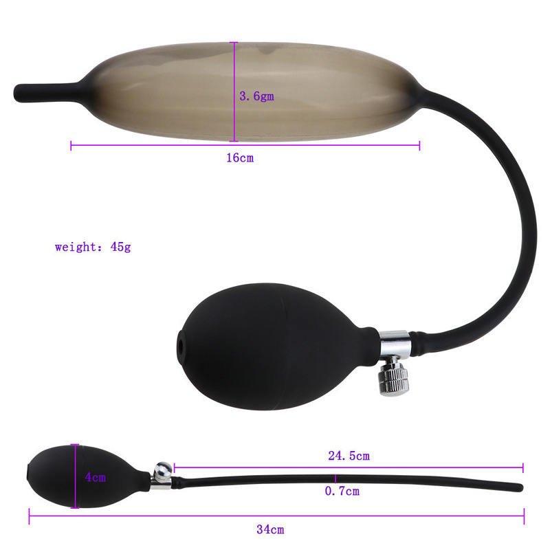 Z3MG bubble inflatable horse eye rod expands and expands the urethra…