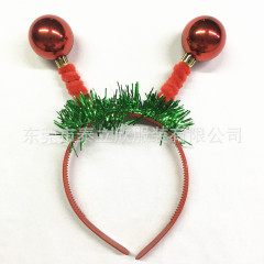 クリスマスボールデコレーションパーティーヘッドバンドサンタクロースの衣装クリスマス子供大人の頭飾りお祭りダンスパフォーマンス