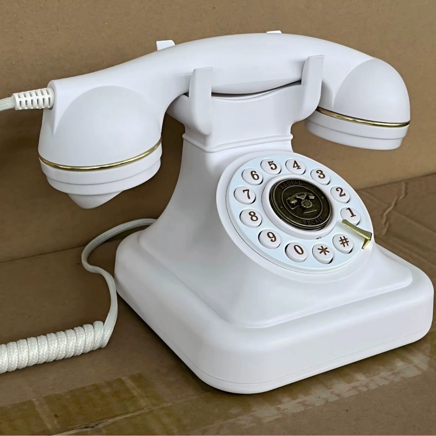 Ретро-телефон для межстрановой связи, стационарный телефон в антикварном стиле с функцией записи, винтажный телефон для свадебных торжеств, оптовая продажа телефонов для сообщений от производителя.