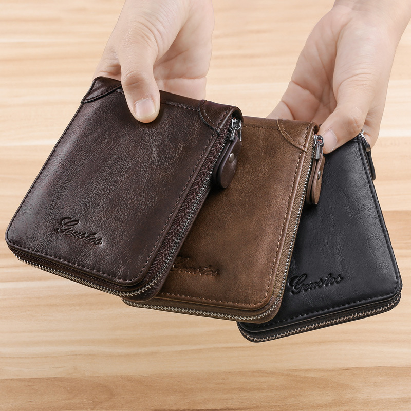 2022 New Wallet Men's Short Zipper Coin Bag Small Wallet Women's Wallet Youth Card Bag Student Tide 2022 New Wallet Men's Short Zipper Coin Bag Small Wallet Women's Wallet Youth Card Bag Student Tide