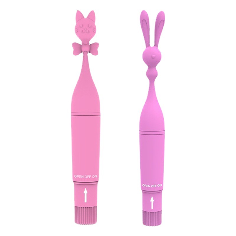 Pequeña Hada de la miel de frijol palo del clítoris burlas vibración masturbación femenina G-Point equipo de masaje AV stick pluma clímax suministros para adultos
