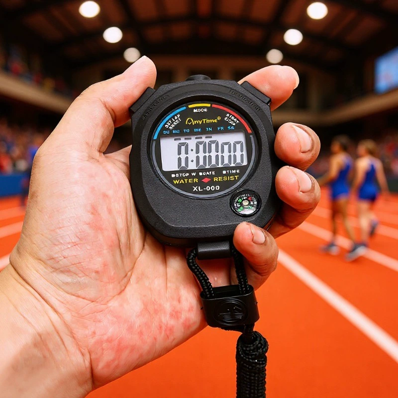 Многофункциональный секундомер Таймер 009 Два тренера Фитнес Электронный секундомер Водонепроницаемый Тренировка игры с компасом