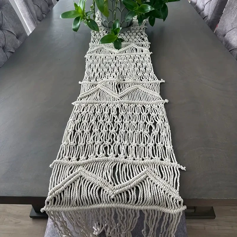 Nordic ins Bohemian Обеденный стол флаг Современный минималистичный чайный столик коврик тканый коврик скатерть