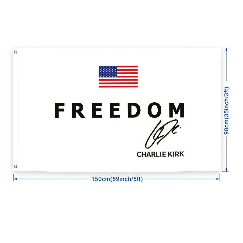 亚马逊跨境旗子定制Turning Point USA flag90*150美国转折点旗帜|undefined