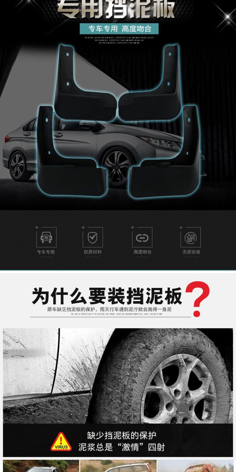 Specifically designed for the Changan Suzuki Vitara car fenders, new Vitara fender modification parts