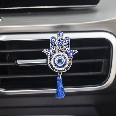 New Personalized Palm Devil's Eye Car Perfume Aromatherapy - silver-devils-eye-palm-fragrance