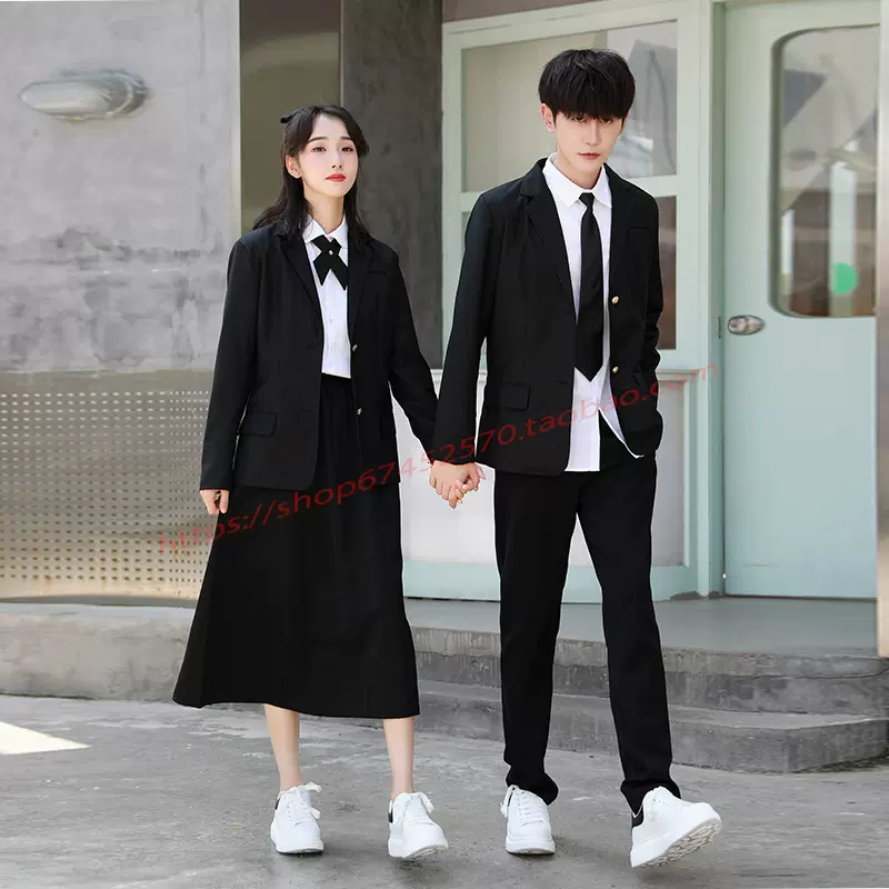 台湾师大附中班服学院风校服套装毕业初高中学生合唱演出服运动会