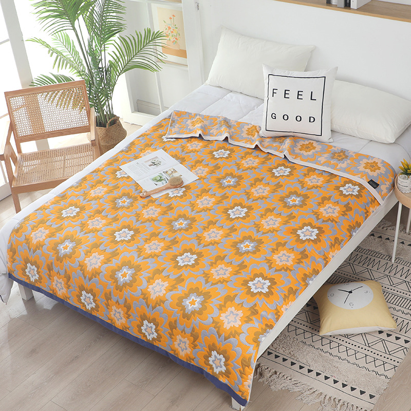 Fireworks yellow blanket / 150*200CM