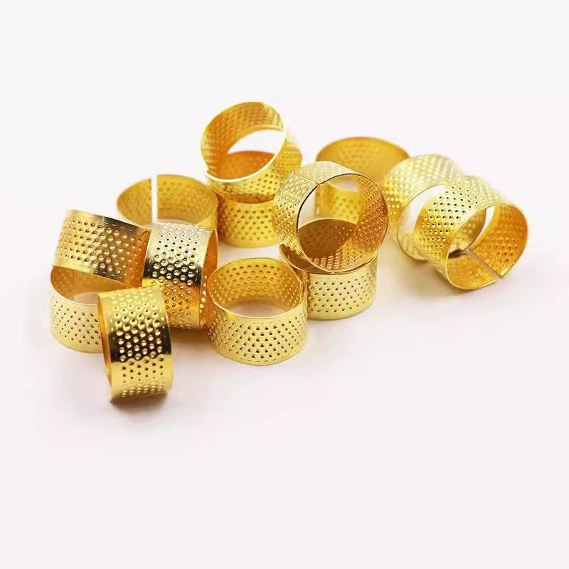 Шитье наперсток обруч металлический наперсток домашний швейный инструмент DIY золотой наперсток для домашнего шитья