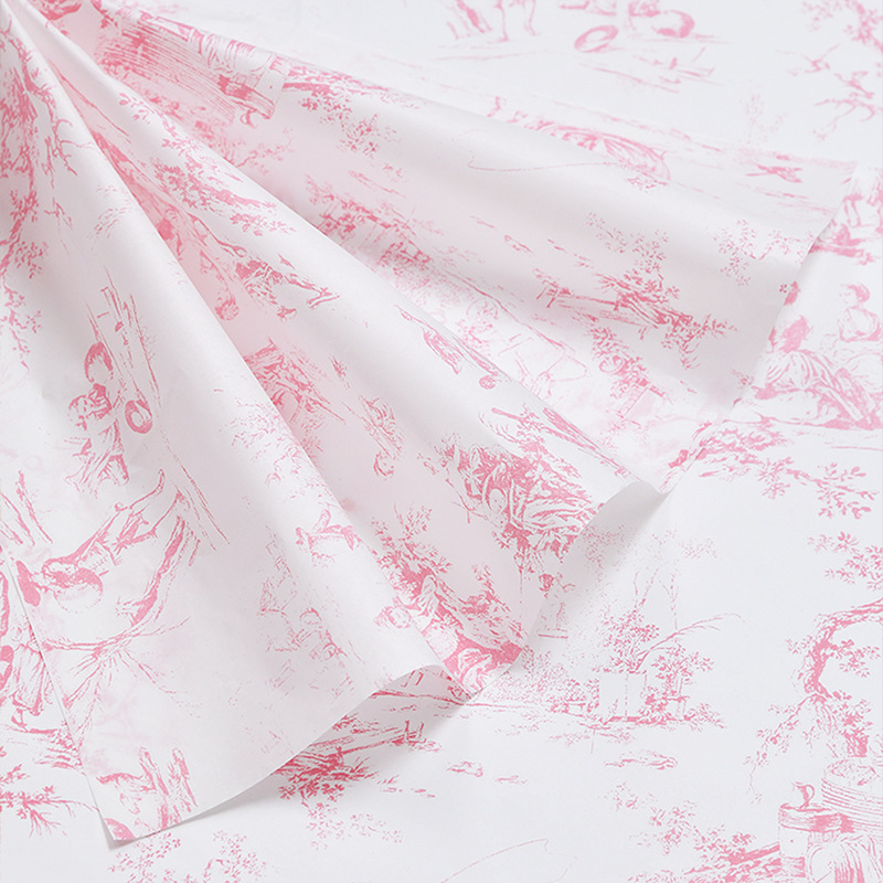 Nuevo estilo de embalaje de ramo papel de revestimiento impreso grueso papel de Sydney chino papel de copo de nieve papel de regalo de flores papel de regalo