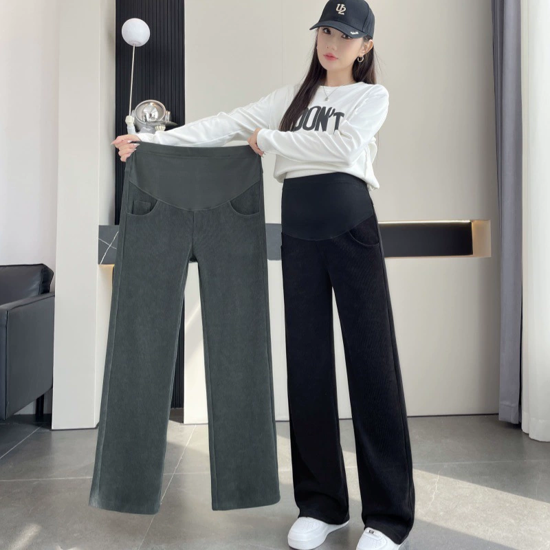 Модные брюки для беременных весной и осенью