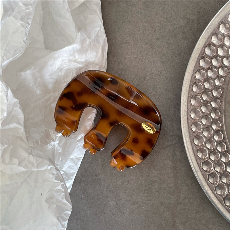 38g Weight Hair Claws Hair Accessories Type 1 Piece Quantity Holiday, Daily Occasion Plastic Material Solid Color Pattern All Seasons Season Women's Gender Vintage Style, Simple Style Style Vintage Style Simple Style Women's Solid Color Plastic Hair Claws 6