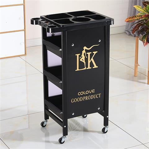 Barbería retro carro de barras carro de belleza al por mayor carro de barbería herramientas de teñido carro