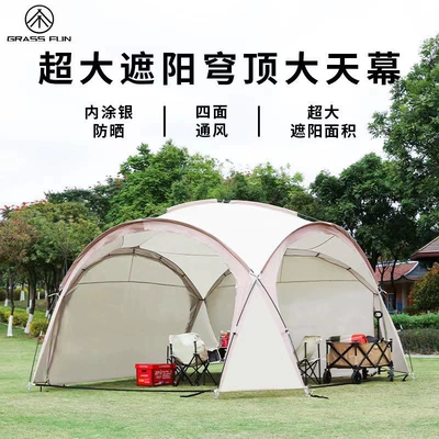 Dome-Style Canopy Tent, Large, Avtomobil yan çətirləri