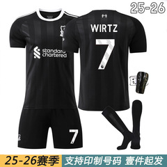 26利物浦守门员11号萨拉赫球衣7维尔茨1阿利松足球服套装男20诺塔