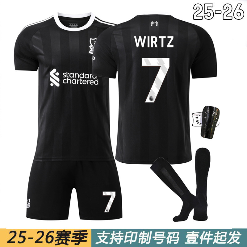 26利物浦守门员11号萨拉赫球衣7维尔茨1阿利松足球服套装男20诺塔|undefined