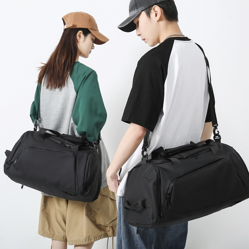Hommes de courte distance, bagages à main de grande capacité pour voyages d'affaires, sac de voyage léger, sac d'entraînement sportif et de fitness_voghion.com