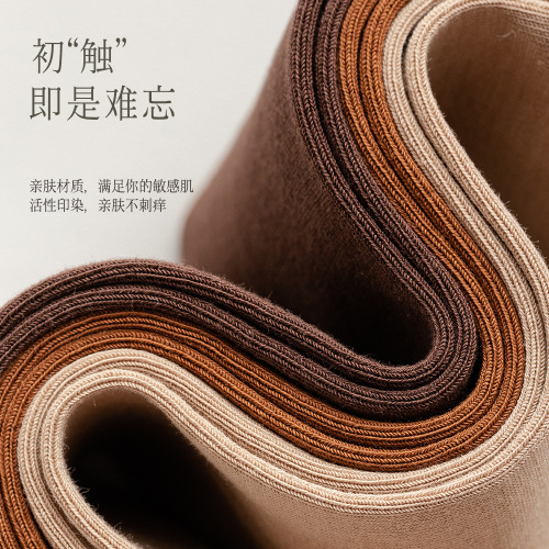95% cotton men's mid-calf socks, spring and autumn pure cotton business men's socks, autumn and winter long solid color combed cotton antibacterial and deodorant socks