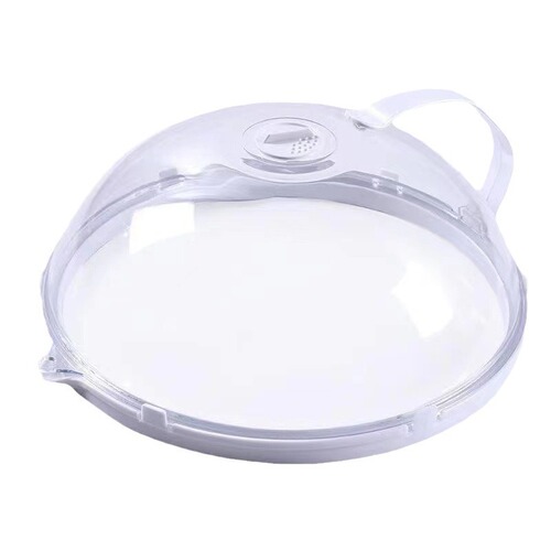 Microwave Splash Guard with High-Temperature Resistance, Oil-Proof Heating Cover, Hot Dish Magic Tool, Microwave-Specific Cover, High-Transparency Food-Grade