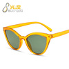 Brand sunglasses, retro fashionable trend glasses, 2021 collection, cat's eye, European style