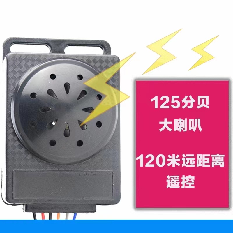 Electric tricycle anti-theft alarm battery 48V60V72V remote start lock motor one-key start