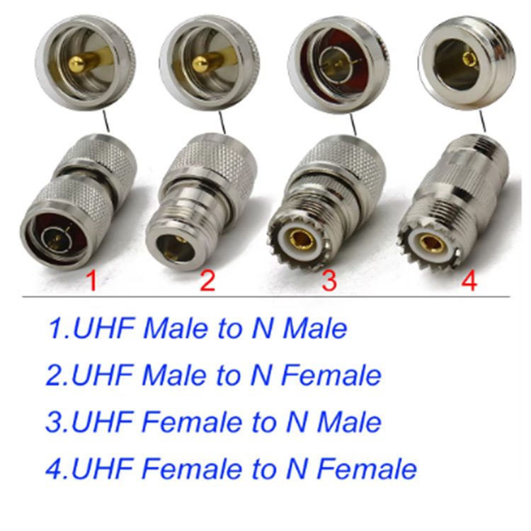 UHF PL259公头转L16/N对讲机车载MGPRS转接头射频RF连接器插头