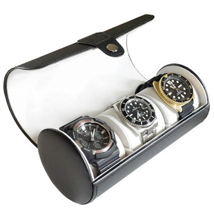 High-end Watch Storage Box Simple Buckle Men's Business Watch Box Mechanical Watch Three Pack Storage Protection Box
