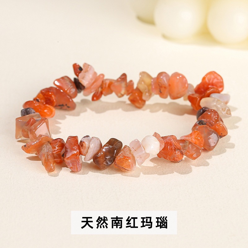 Organic agate bracelet natural stone