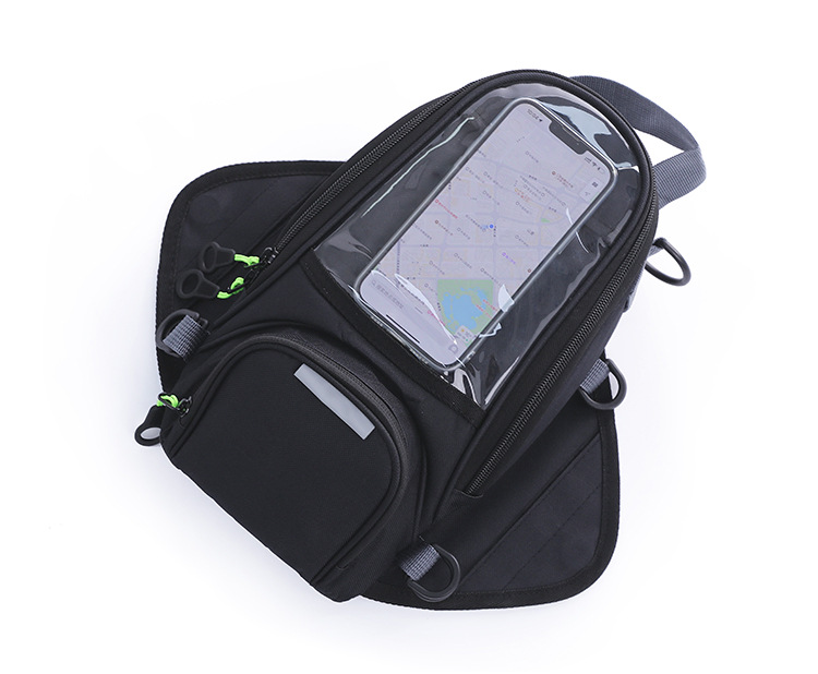 Motorcycle Fuel Tank Bag, Waterproof, Touchscreen Phone Bag for Motorcycle Riders, Motorcycle Gear, Wear-Resistant, Magnetic, Multi-Functional