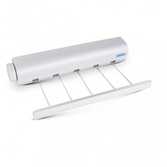 Perforated clothesline spring retractable clothesline hotel clothesline indoor balcony steel wire invisible clothesline cross-border