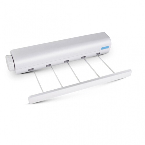 Perforated clothesline spring retractable clothesline hotel clothesline indoor balcony steel wire invisible clothesline cross-border