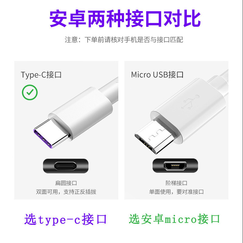 Android携帯電話type c充電ケーブル1メートル白色type-c5A充電ケーブルを適用|undefined