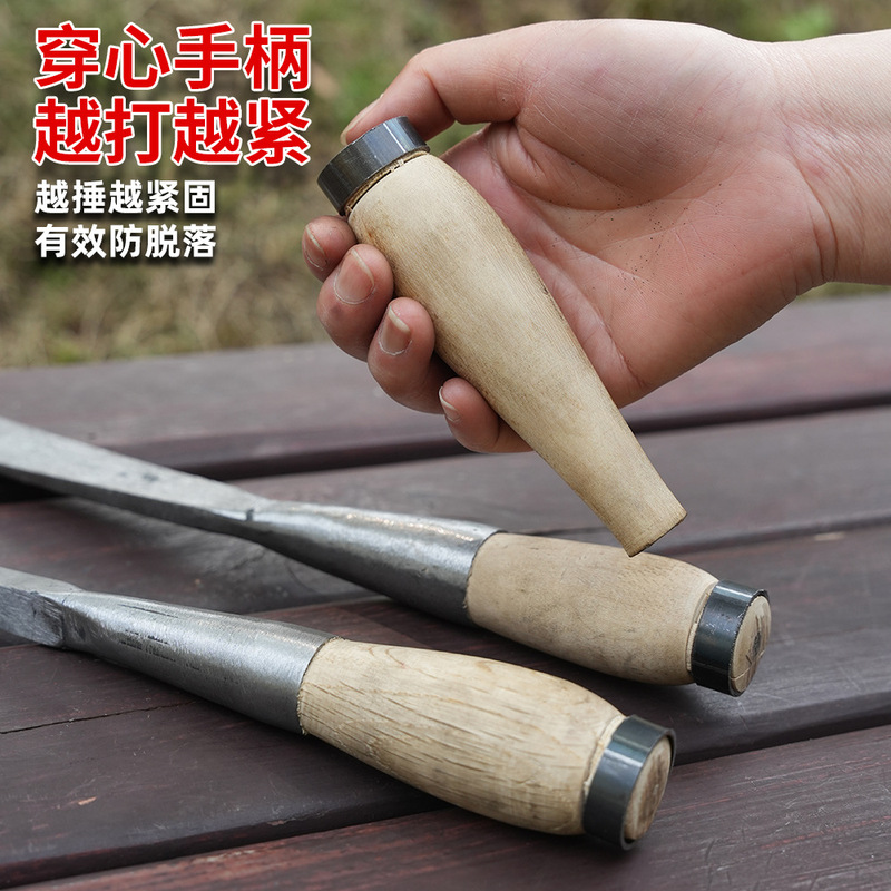 木工ノミ 送料無料 木工ノミ フラットノミ 古いノミ 手鍛造 昔ながらの鋼鉄ノミ フラットノミツール|undefined