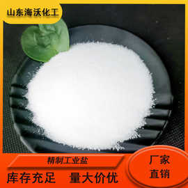 工厂货源精制工业盐含量99%工业级制冷防冻造纸印染用