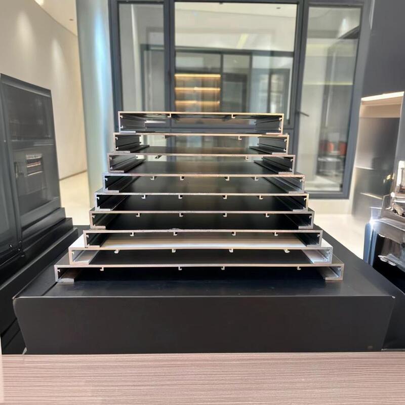 Aluminum Alloy Door Cover Balcony Pass Cover Metal Door Cover Extremely Narrow Door Frame Kitchen Balcony Entry Integrated Door and Window Cover
