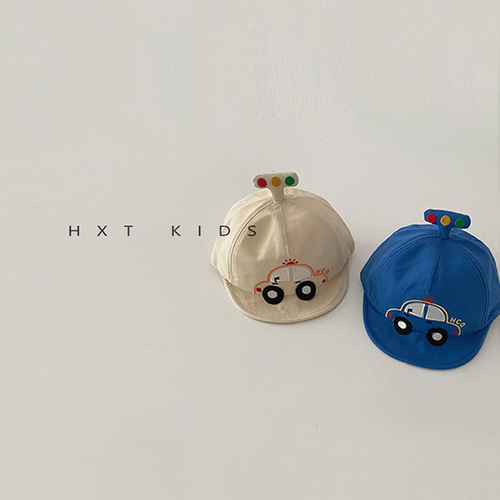 Baby peaked cap spring and autumn cute car soft top sunshade baseball cap infant sun protection hat summer