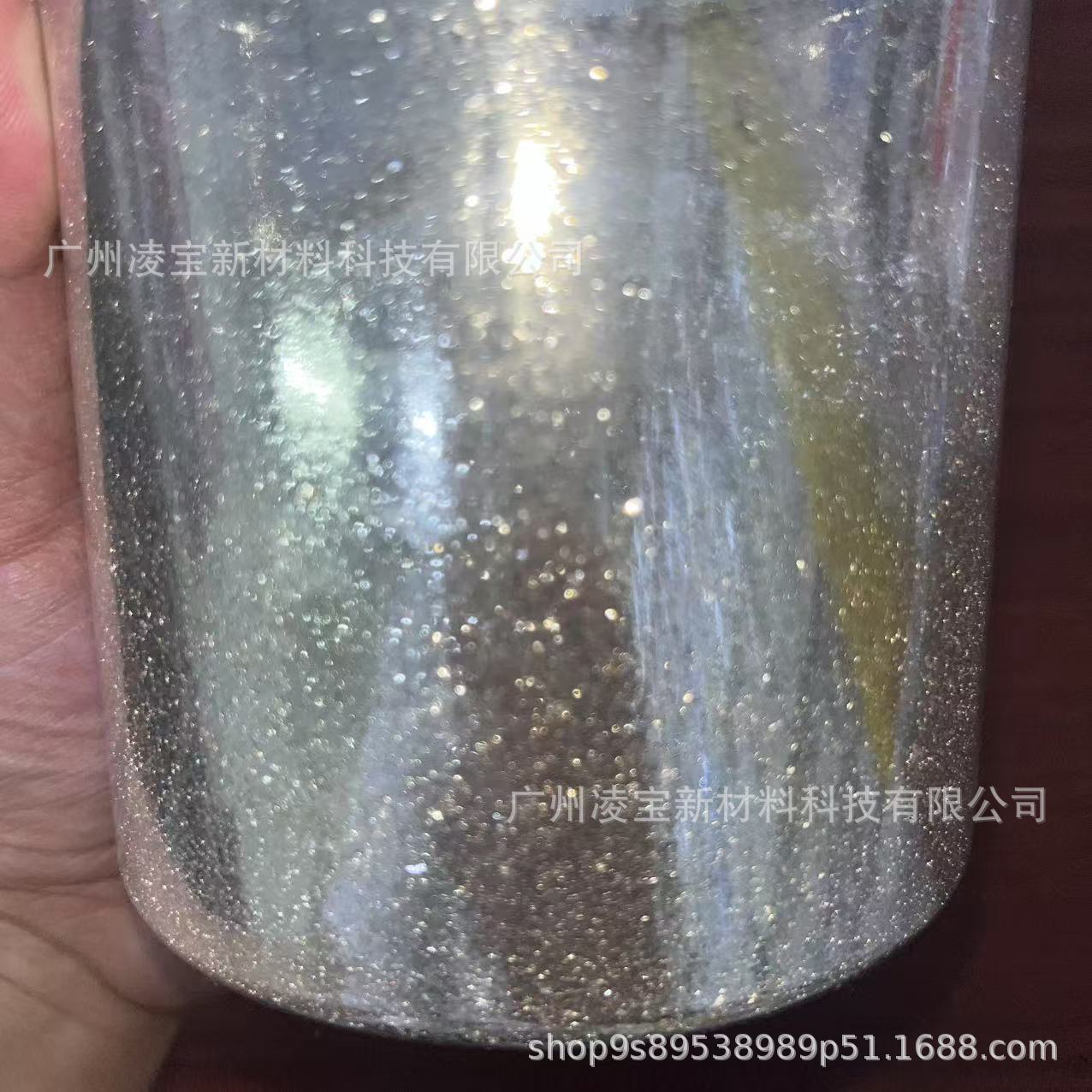 厂家直销玻璃包银珠光粉 日本坂硝子  镀银  镜面银  泊银粉